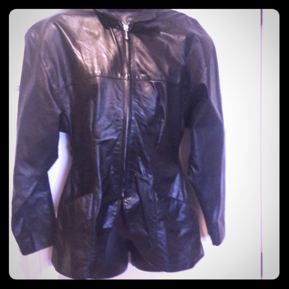 Wilson's Leather Front Zip Jacket - image 1